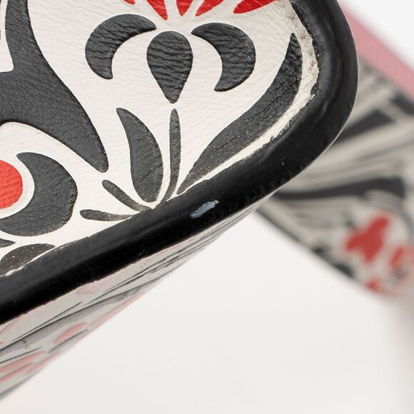 Prada Calfskin Floreale Galleria Double Zip Medium Tote - Picture 15 of 16